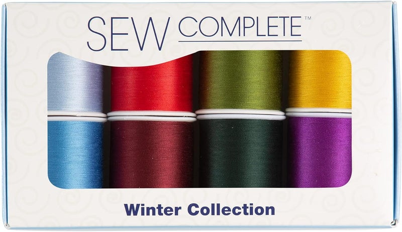Superior Threads Sew Complete Polyester Sewing Quilting Thread 300 Yard Spool 8-Pack (Winter) - Image 2